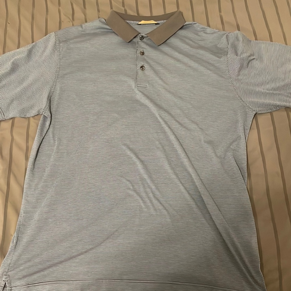 Cutter & Buck CB Drytec Trevor striped polo